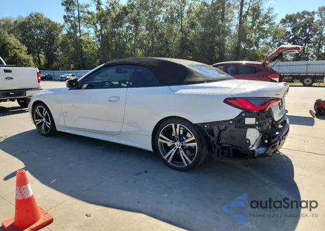 2021 BMW 430I из США, поврежденный, VIN WBA23AT0XMCG84206